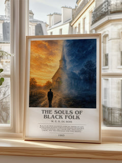 The Souls of Black Folk bookish poster colour and style options – W. E. B. Du Bois book art