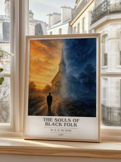 The Souls of Black Folk book cover poster colour and style options – W. E. B. Du Bois book art