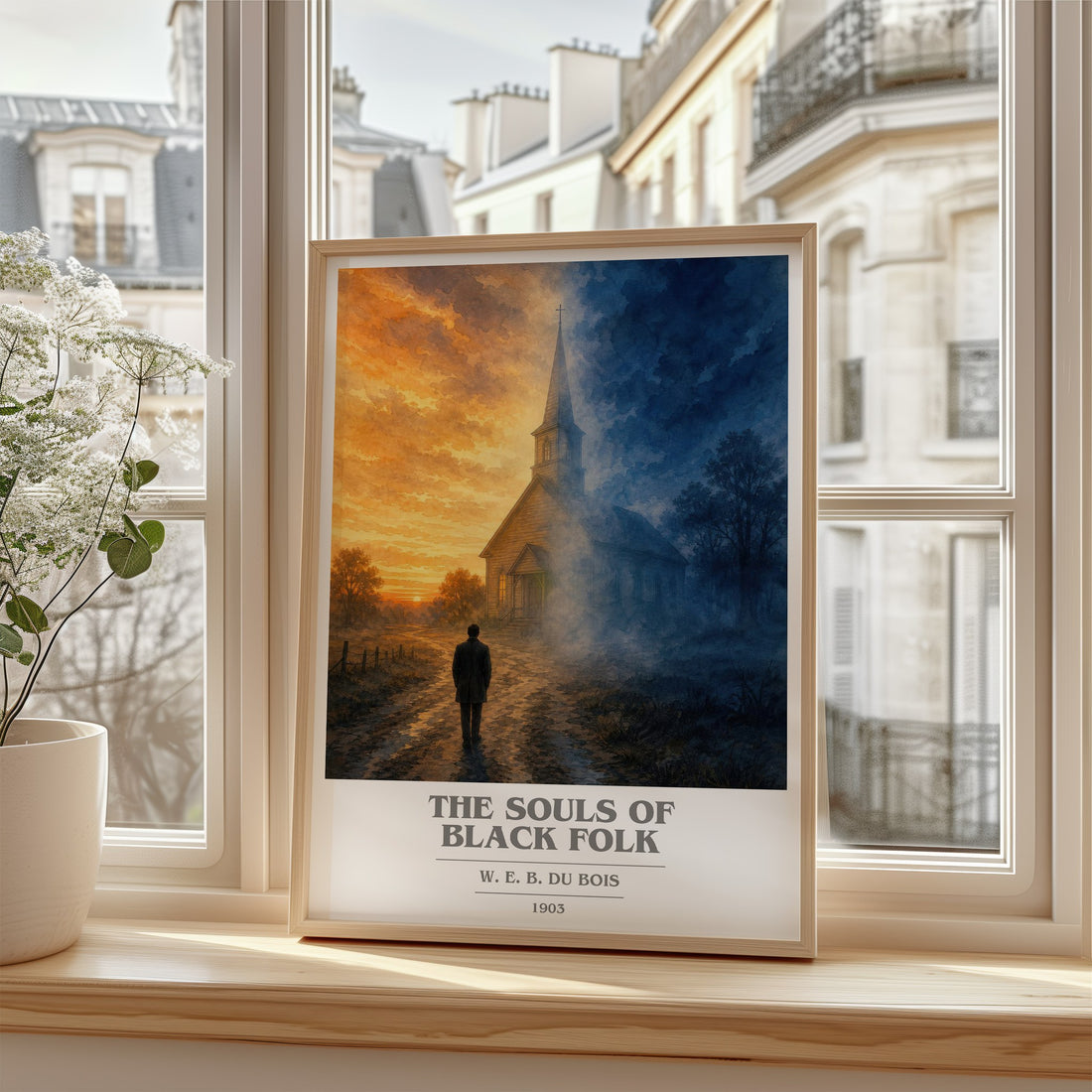 The Souls of Black Folk book cover poster colour and style options – W. E. B. Du Bois book art