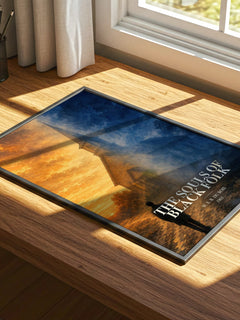 The Souls of Black Folk watercolour book poster framed on wall – non fiction wall art