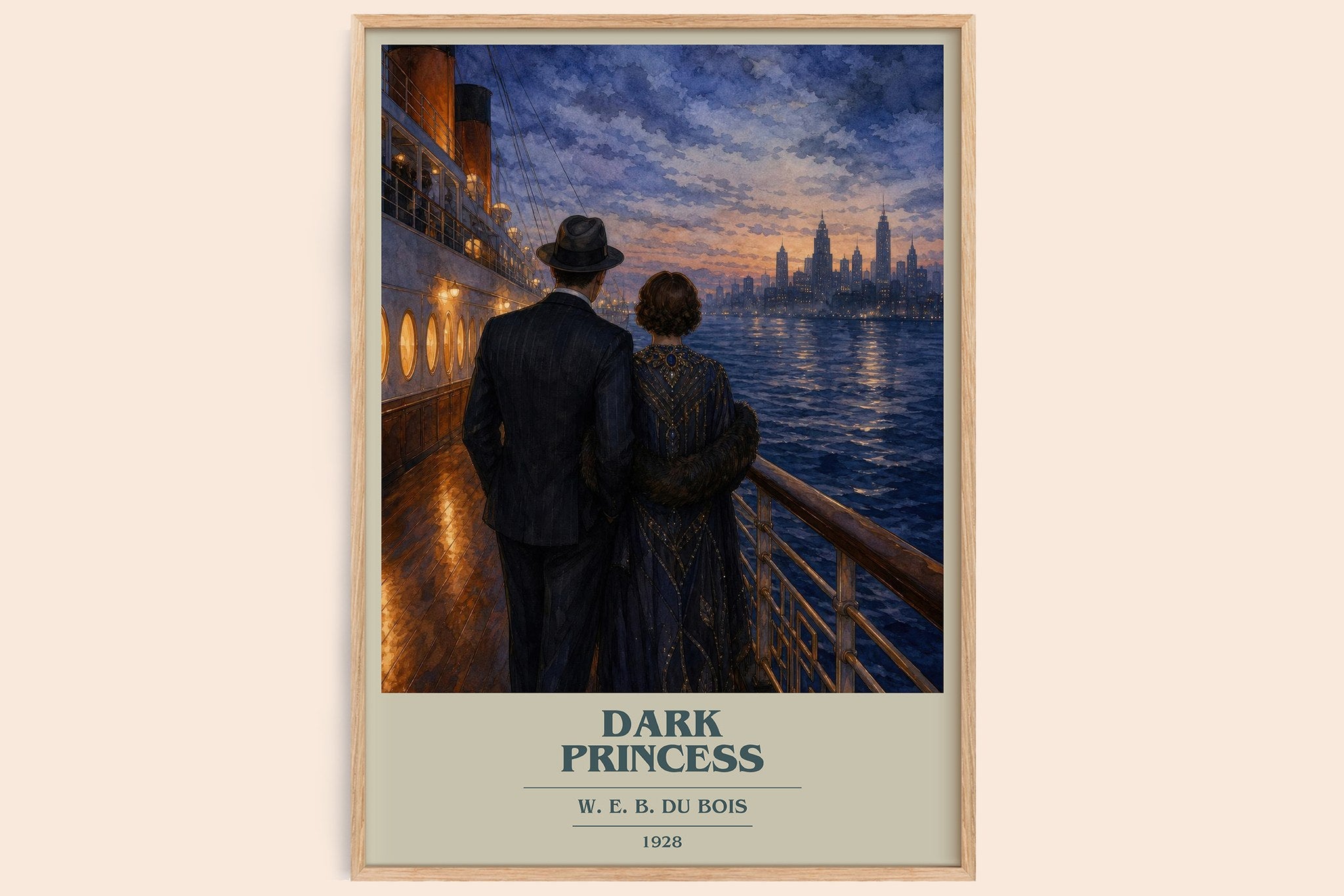 Dark princess Book Cover Poster by W. E. B. Du Bois