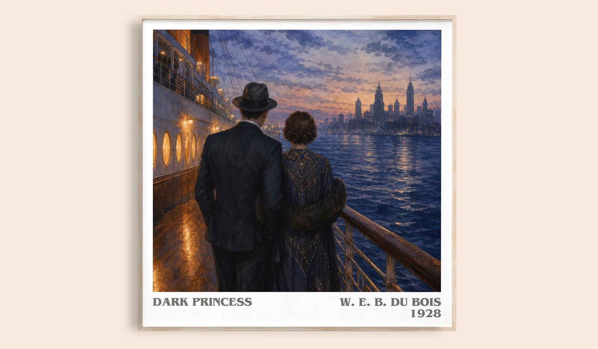 Dark princess Literary Art Print by W. E. B. Du Bois