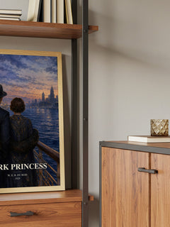 Dark princess book watercolour illustration paper finish options – matte satin gloss