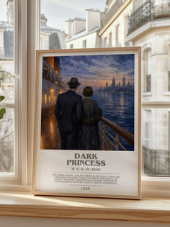 Dark princess Bookish Wall Art by W. E. B. Du Bois – framed print by a bright window