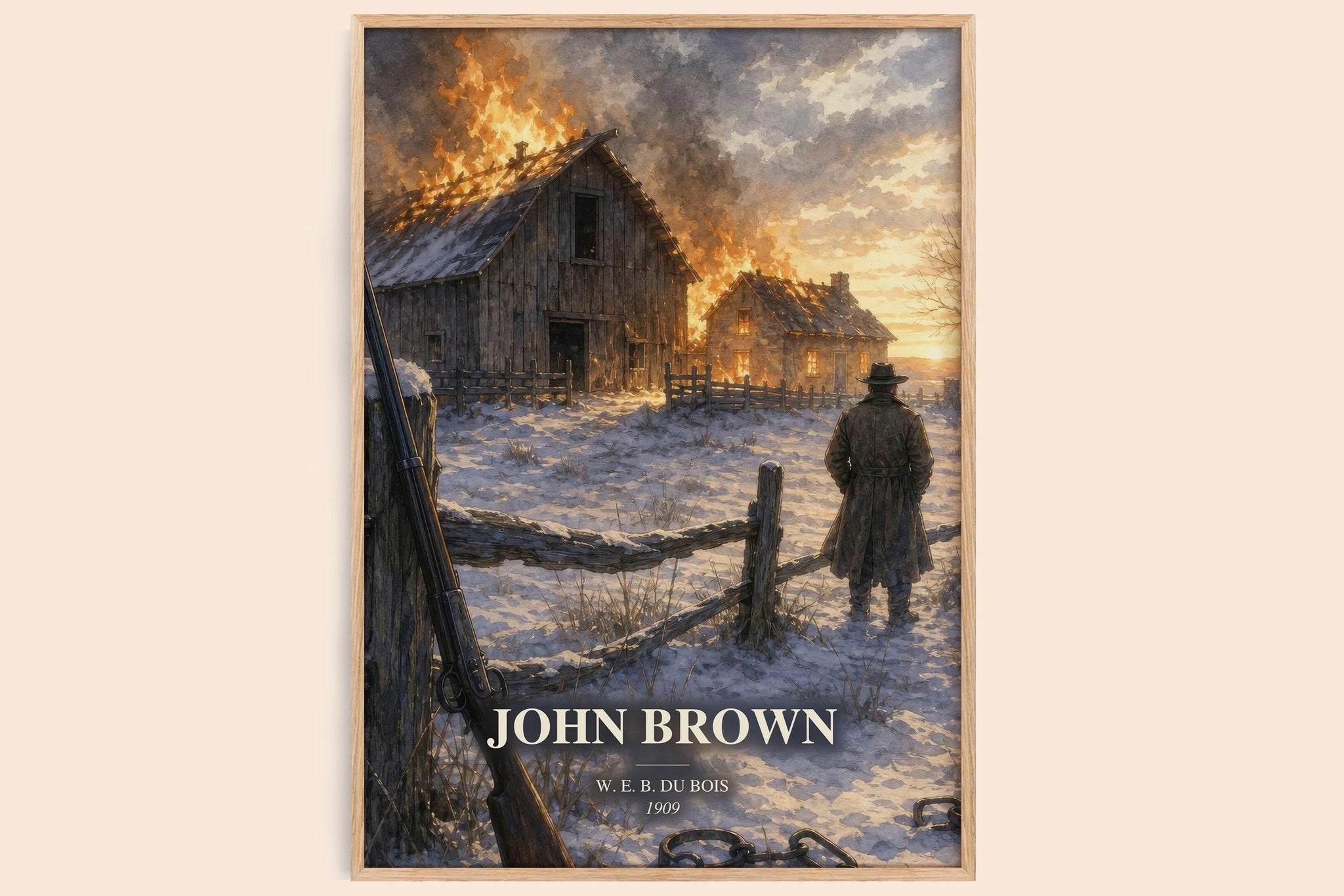 John Brown Book Watercolour Illustration by W. E. B. Du Bois
