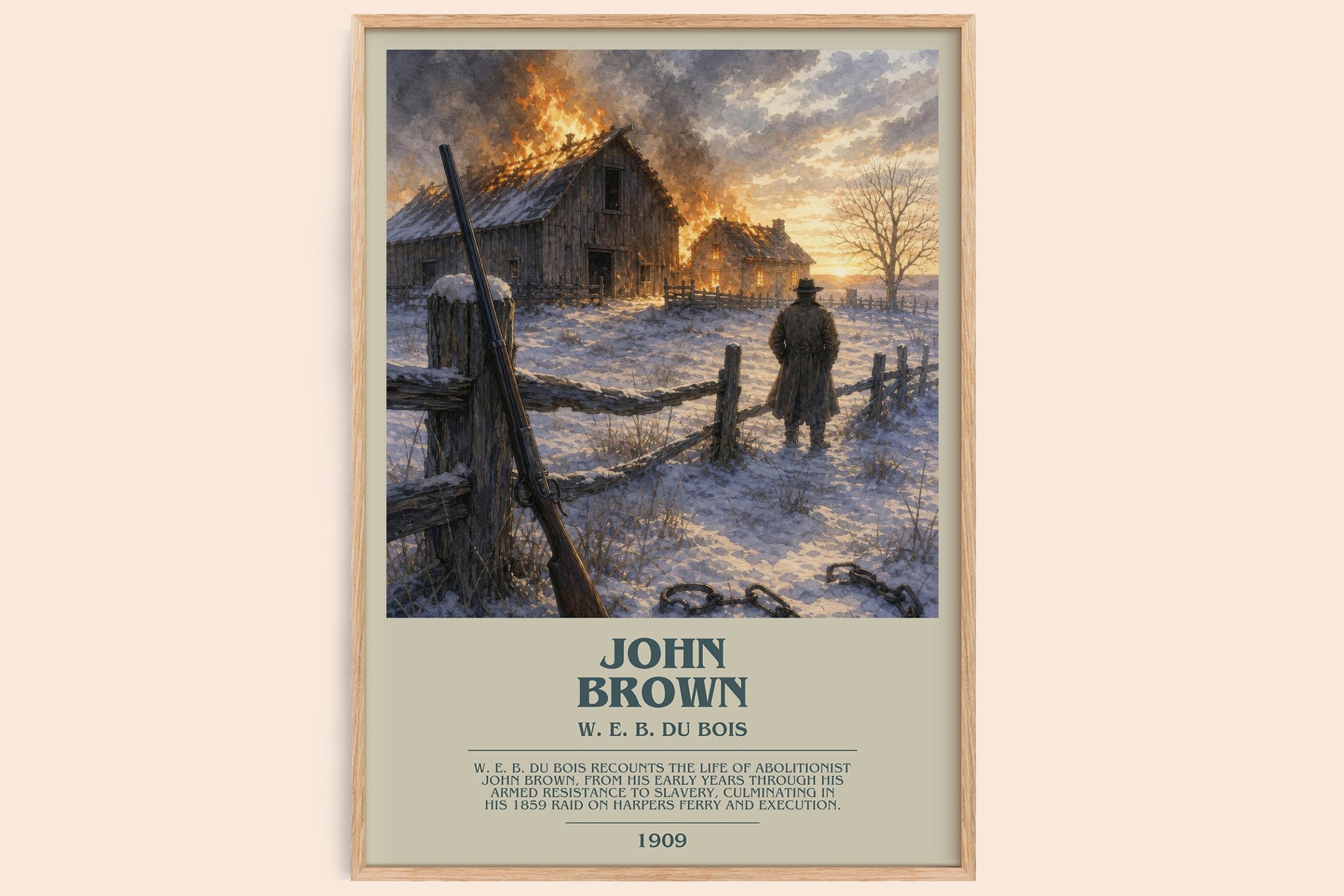 John Brown Bookish Wall Art by W. E. B. Du Bois
