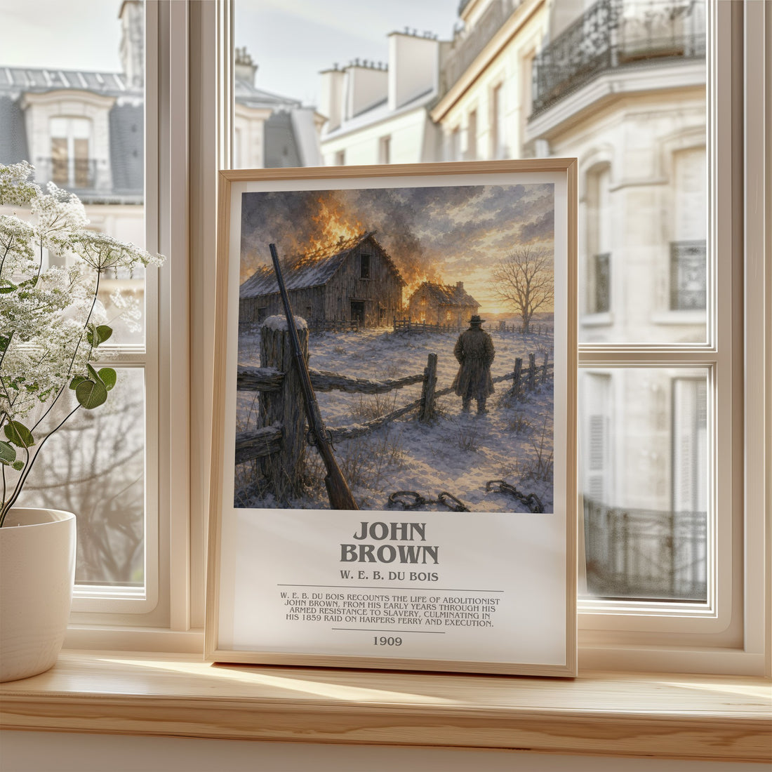 John Brown bookish poster colour and style options – W. E. B. Du Bois book art