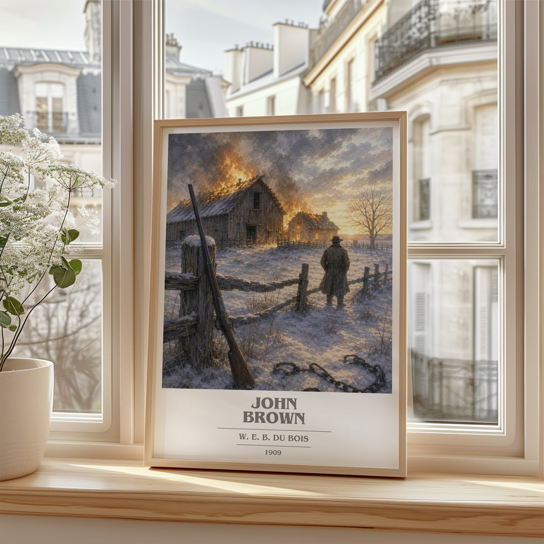 John Brown book cover poster colour and style options – W. E. B. Du Bois book art