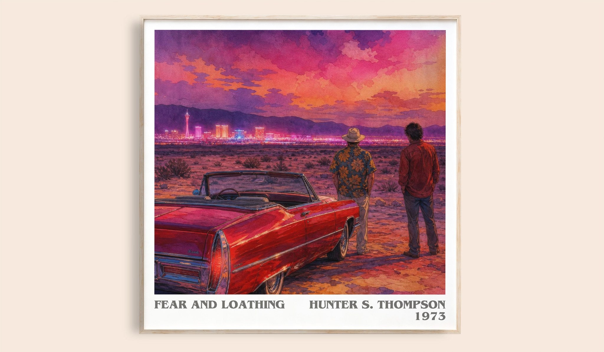 Fear and Loathing Literary Art Print by Hunter S. Thompson