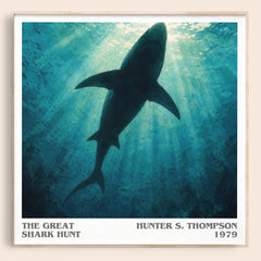 The great shark hunt Literary Art Print by Hunter S. Thompson – image 1