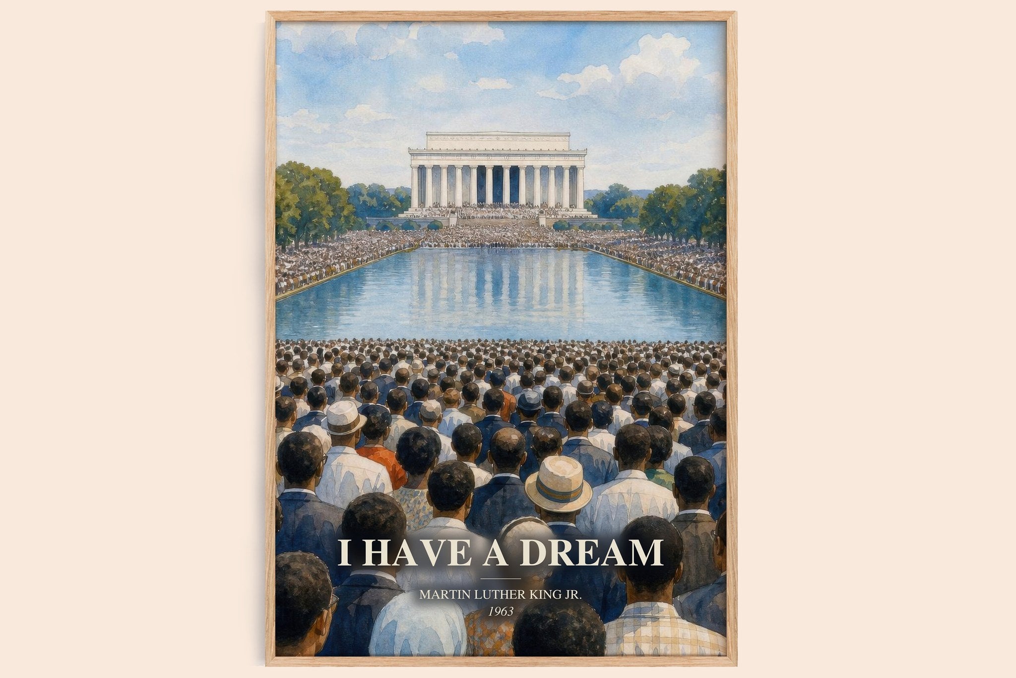 I have a dream Book Watercolour Illustration by Martin Luther King Jr.