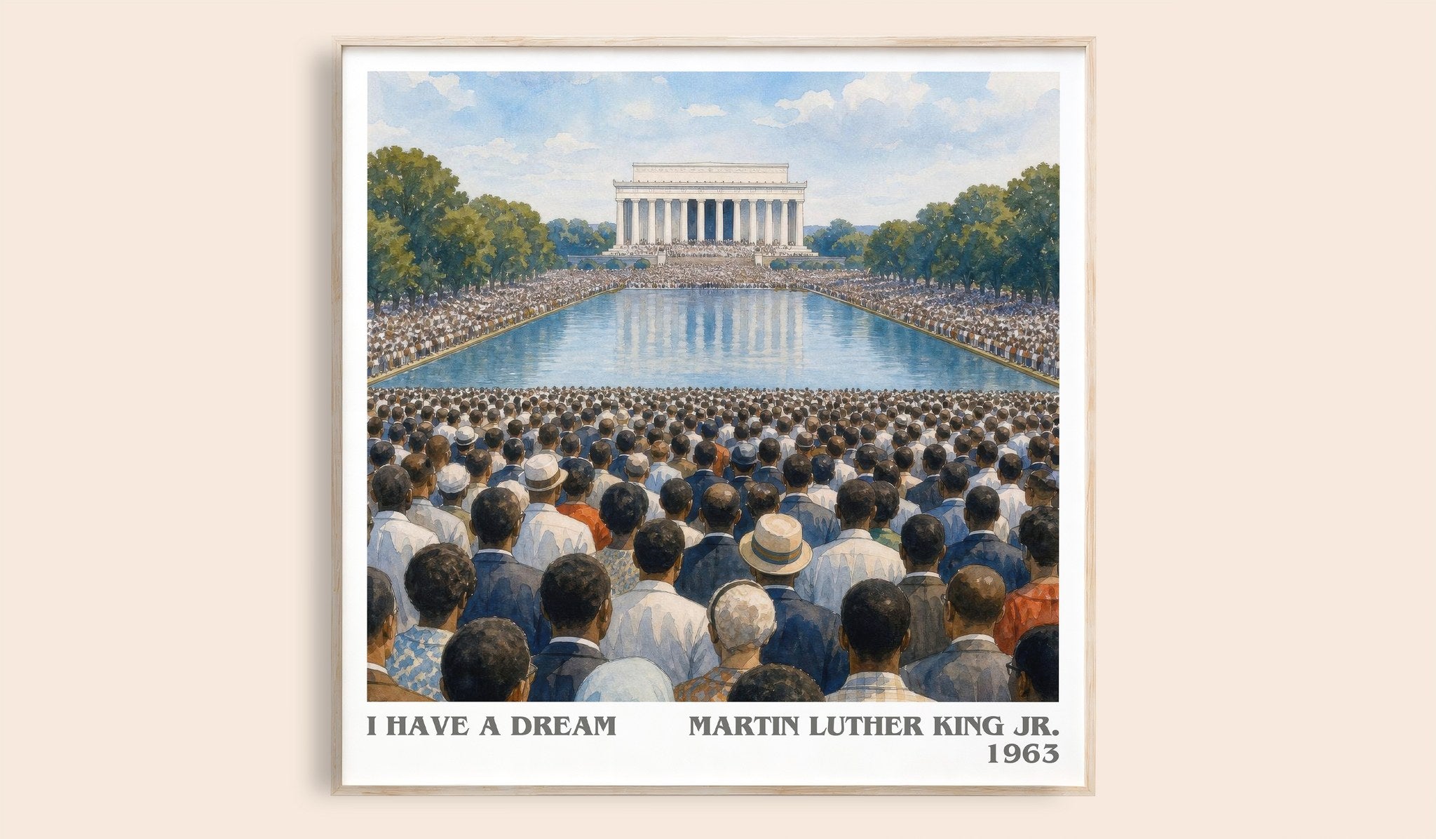 I have a dream Literary Art Print by Martin Luther King Jr.