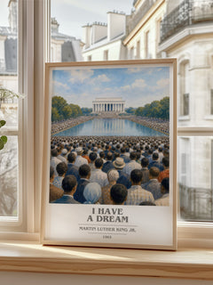 I have a dream book cover poster colour and style options – Martin Luther King Jr. book art