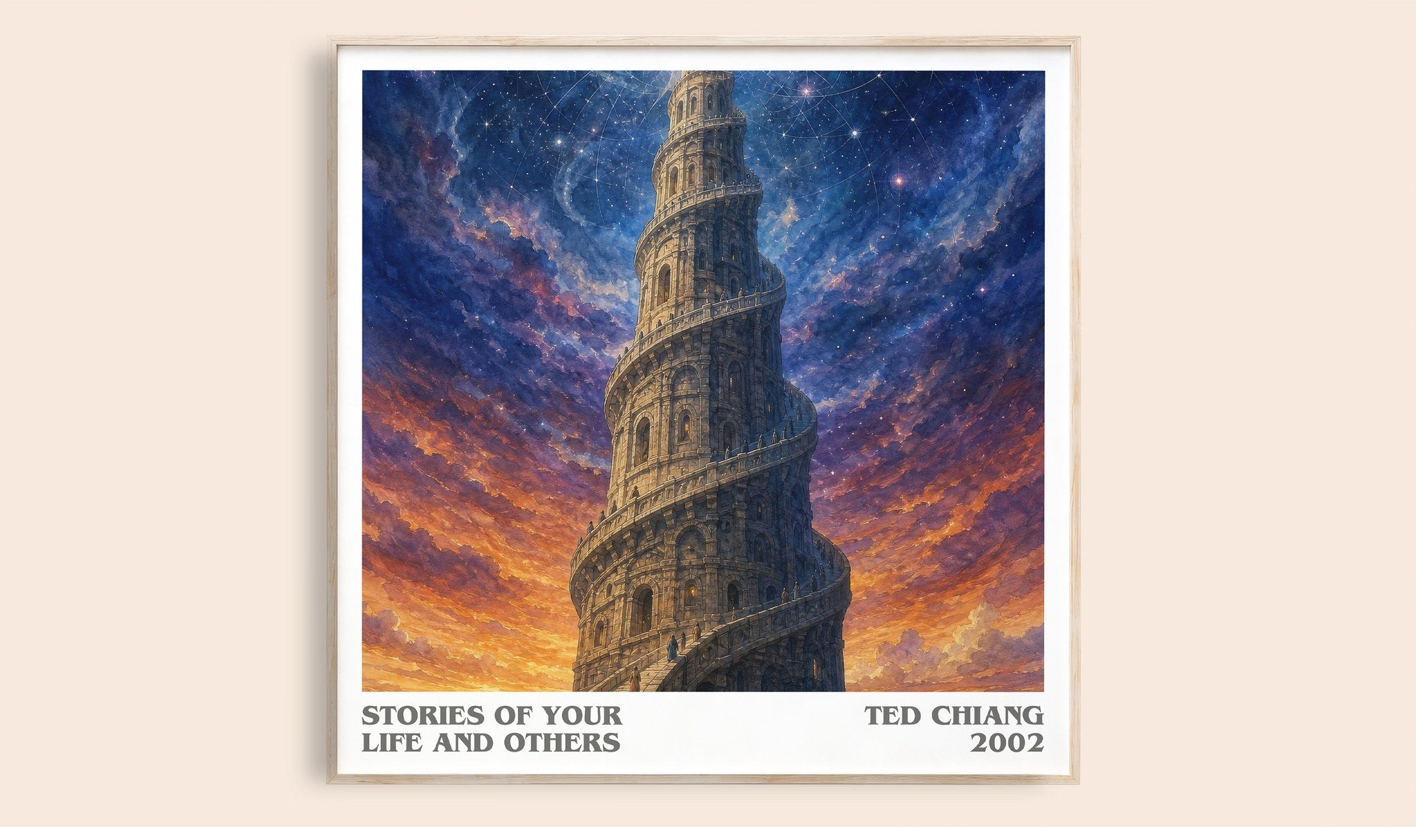 Stories of Your Life and Others Literary Art Print by Ted Chiang