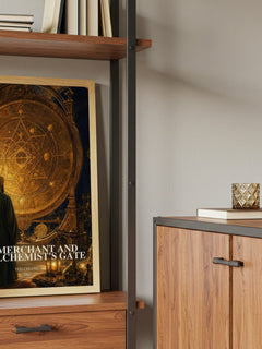 The Merchant and the Alchemist's Gate book watercolour illustration paper finish options – matte satin gloss