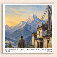 The Razor's Edge Literary Art Print by William Somerset Maugham – image 1