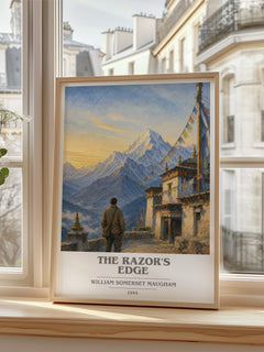 The Razor's Edge book cover poster colour and style options – William Somerset Maugham book art