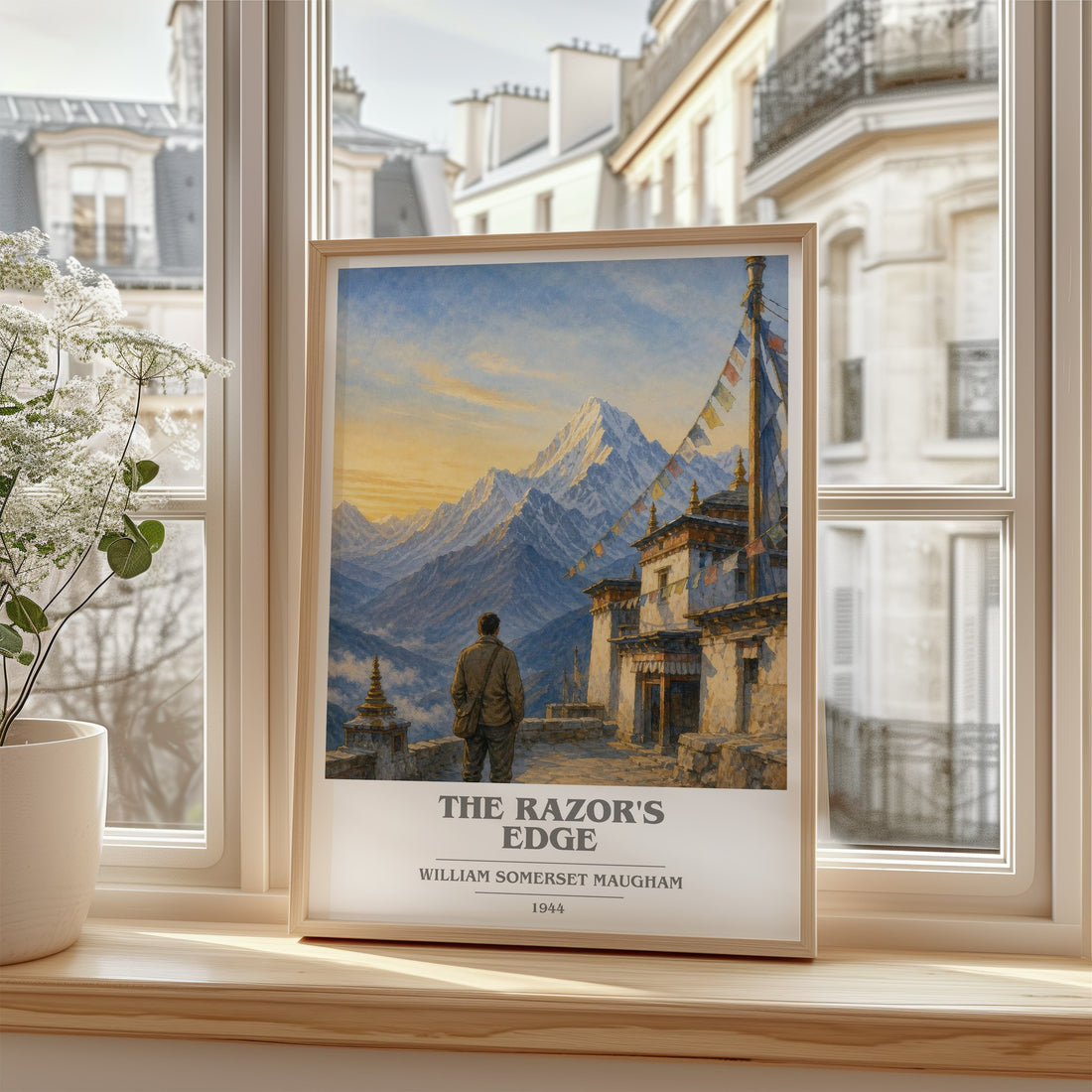 The Razor's Edge book cover poster colour and style options – William Somerset Maugham book art