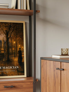The Magician book watercolour illustration paper finish options – matte satin gloss