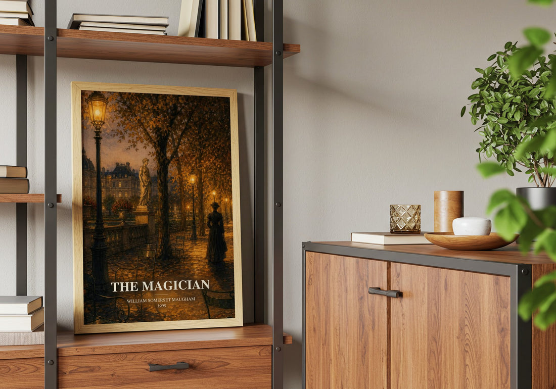 The Magician book watercolour illustration paper finish options – matte satin gloss