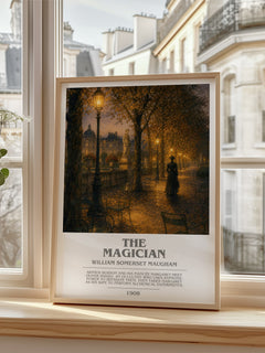 The Magician bookish poster colour and style options – William Somerset Maugham book art