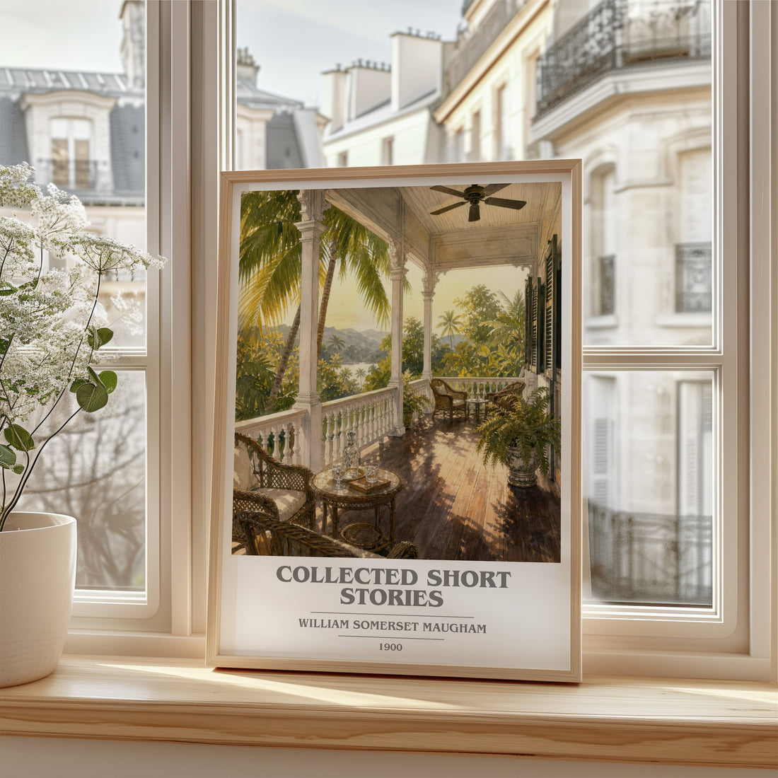 Collected short stories book cover poster colour and style options – William Somerset Maugham book art
