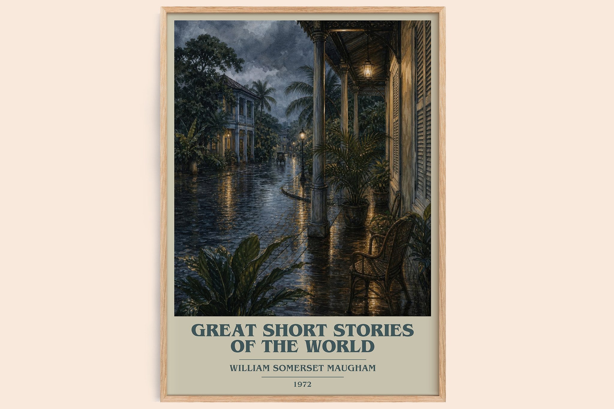 Great Short Stories of the World Book Cover Poster by W. Maugham