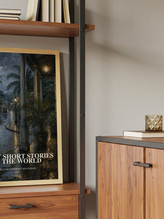 Great Short Stories of the World book watercolour illustration paper finish options – matte satin gloss