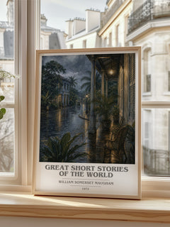 Great Short Stories of the World book cover poster colour and style options – William Somerset Maugham book art