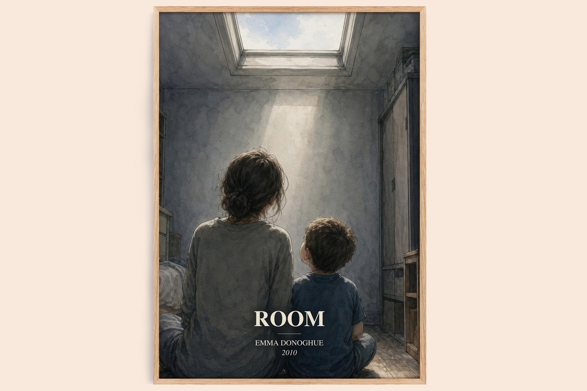 Room Book Watercolour Illustration by Emma Donoghue