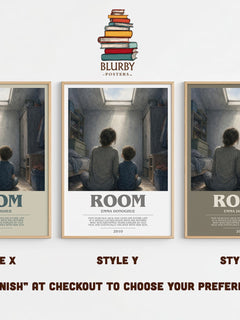 Room bookish print in frame leaning in hallway – contemporary fiction wall art