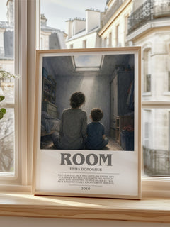 Room bookish poster colour and style options – Emma Donoghue book art