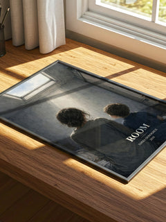 Room watercolour book poster framed on wall – contemporary fiction wall art