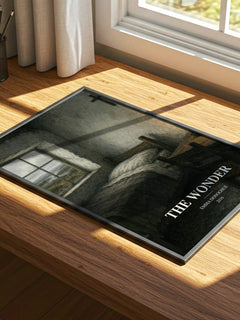 The Wonder watercolour book poster framed on wall – historical fiction wall art