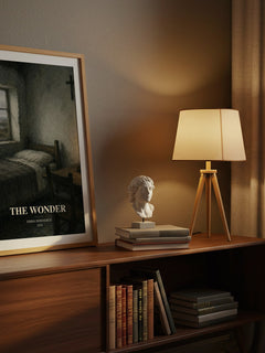 The Wonder watercolour print on bookshelf – Emma Donoghue fan gift