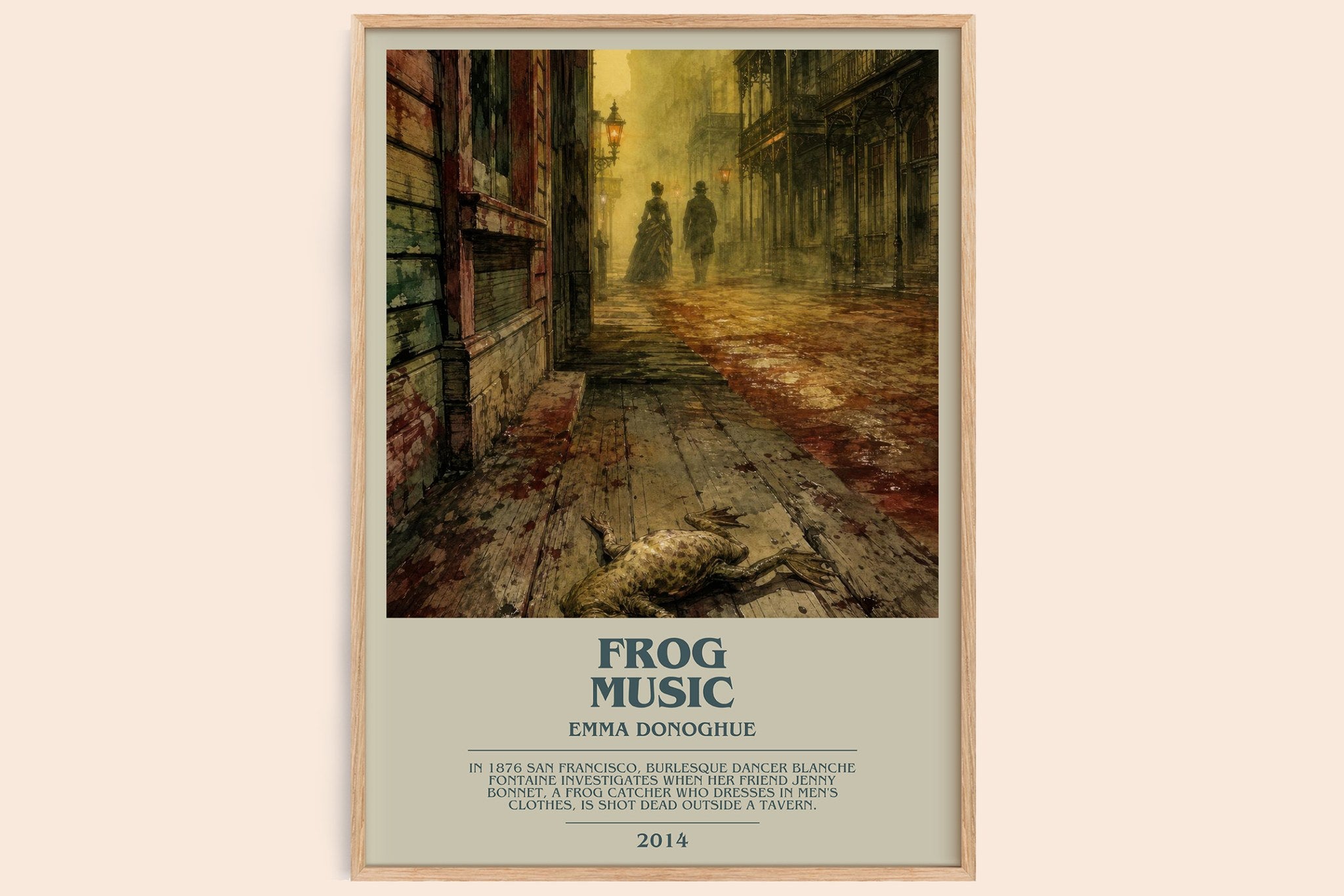 Frog music Bookish Wall Art by Emma Donoghue