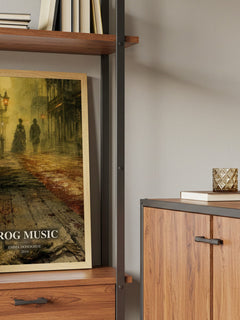 Frog music book watercolour illustration paper finish options – matte satin gloss