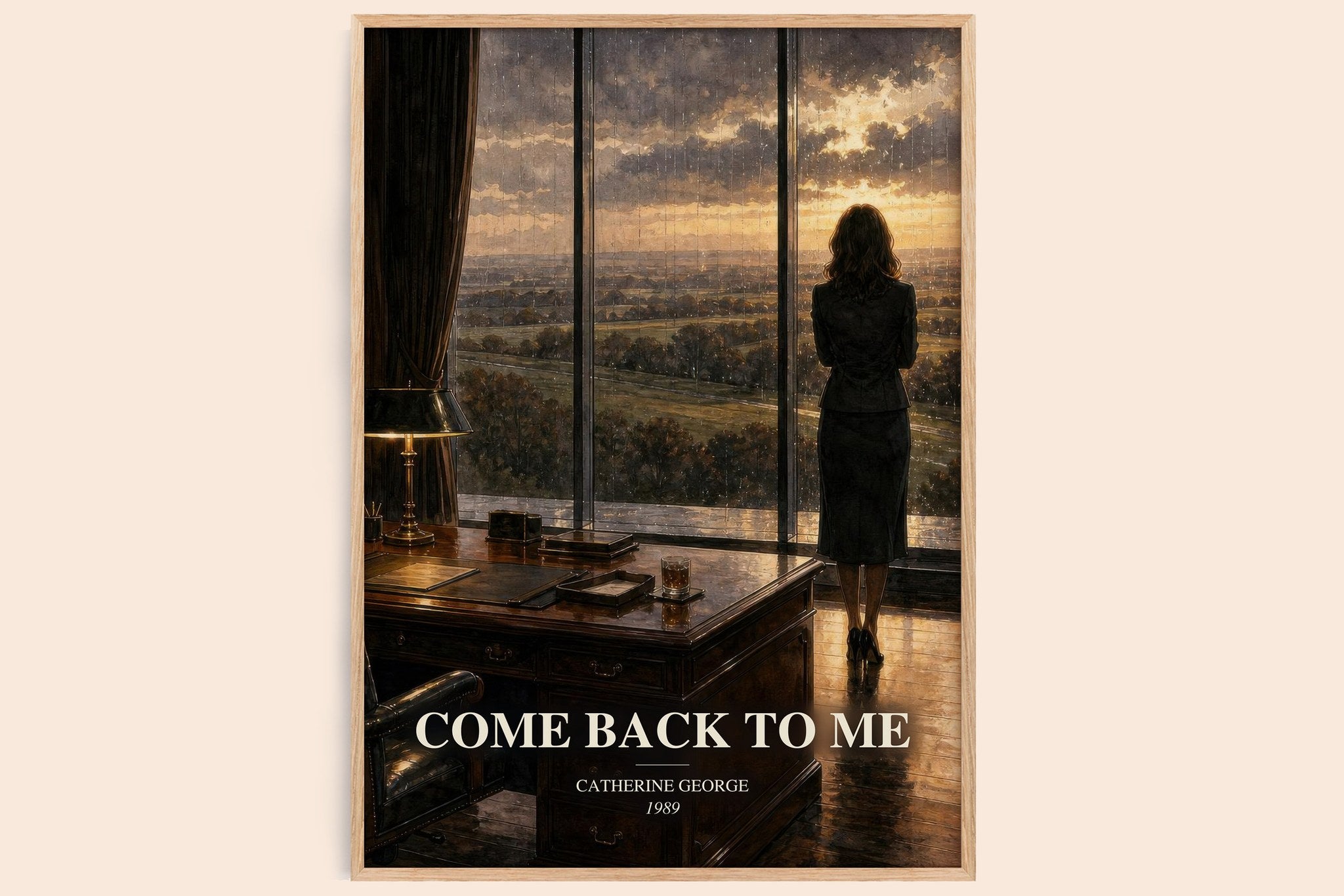 Come Back To Me Book Watercolour Illustration by Catherine George