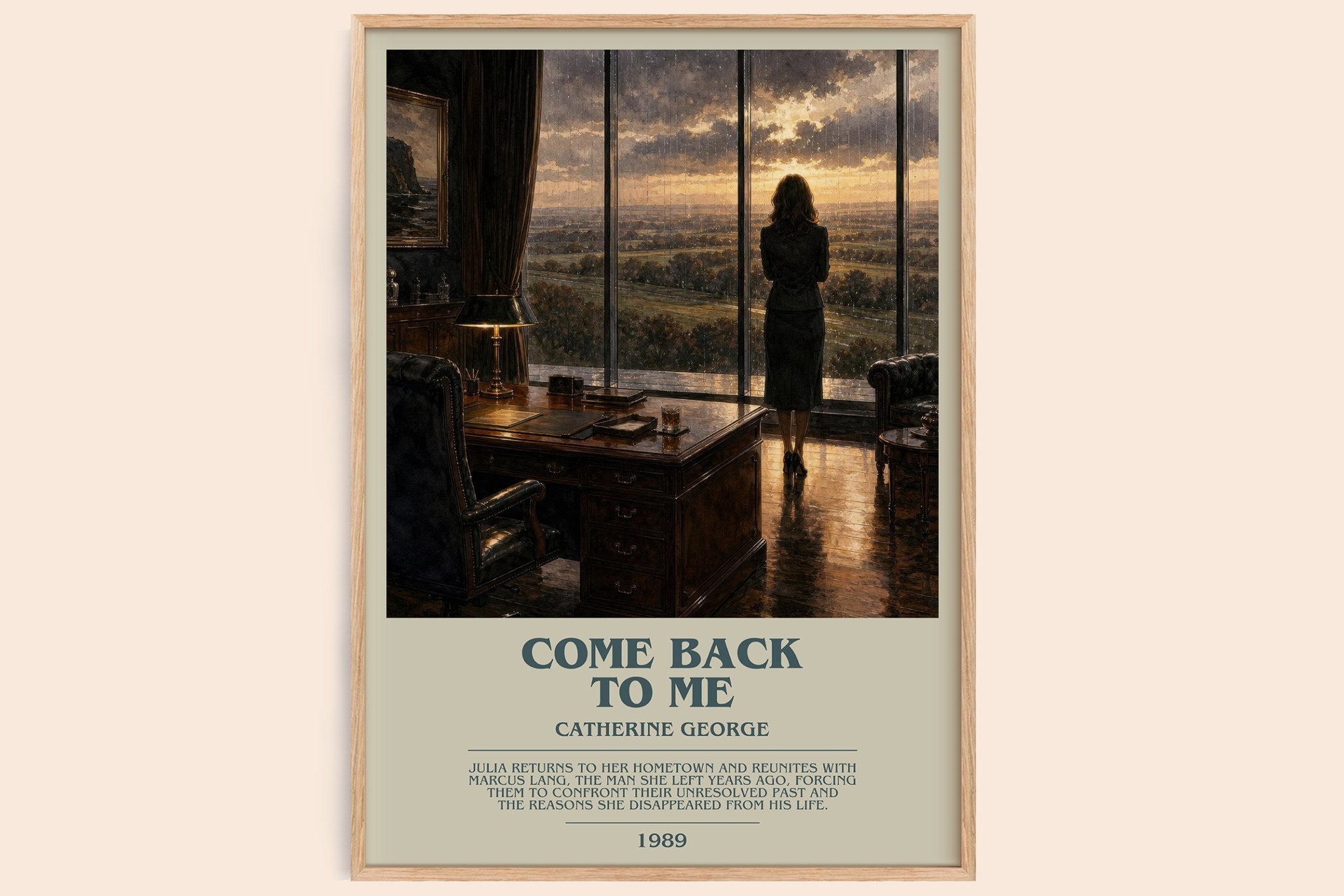 Come Back To Me Bookish Wall Art by Catherine George