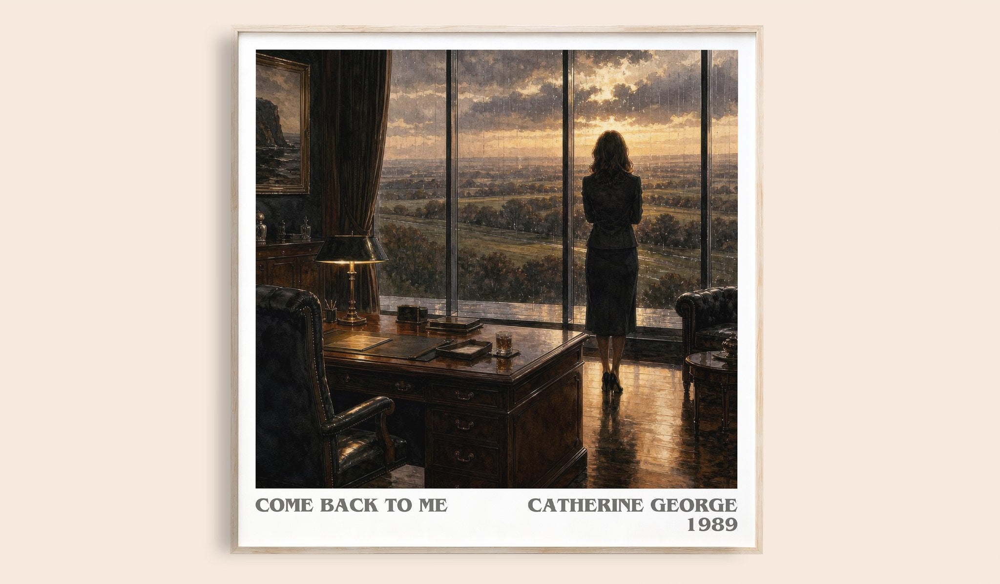 Come Back To Me Literary Art Print by Catherine George