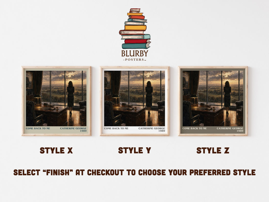 Come Back To Me literary print in frame leaning in hallway – romance wall art (mockup)