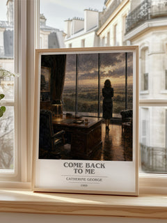 Come Back To Me book cover poster colour and style options – Catherine George book art
