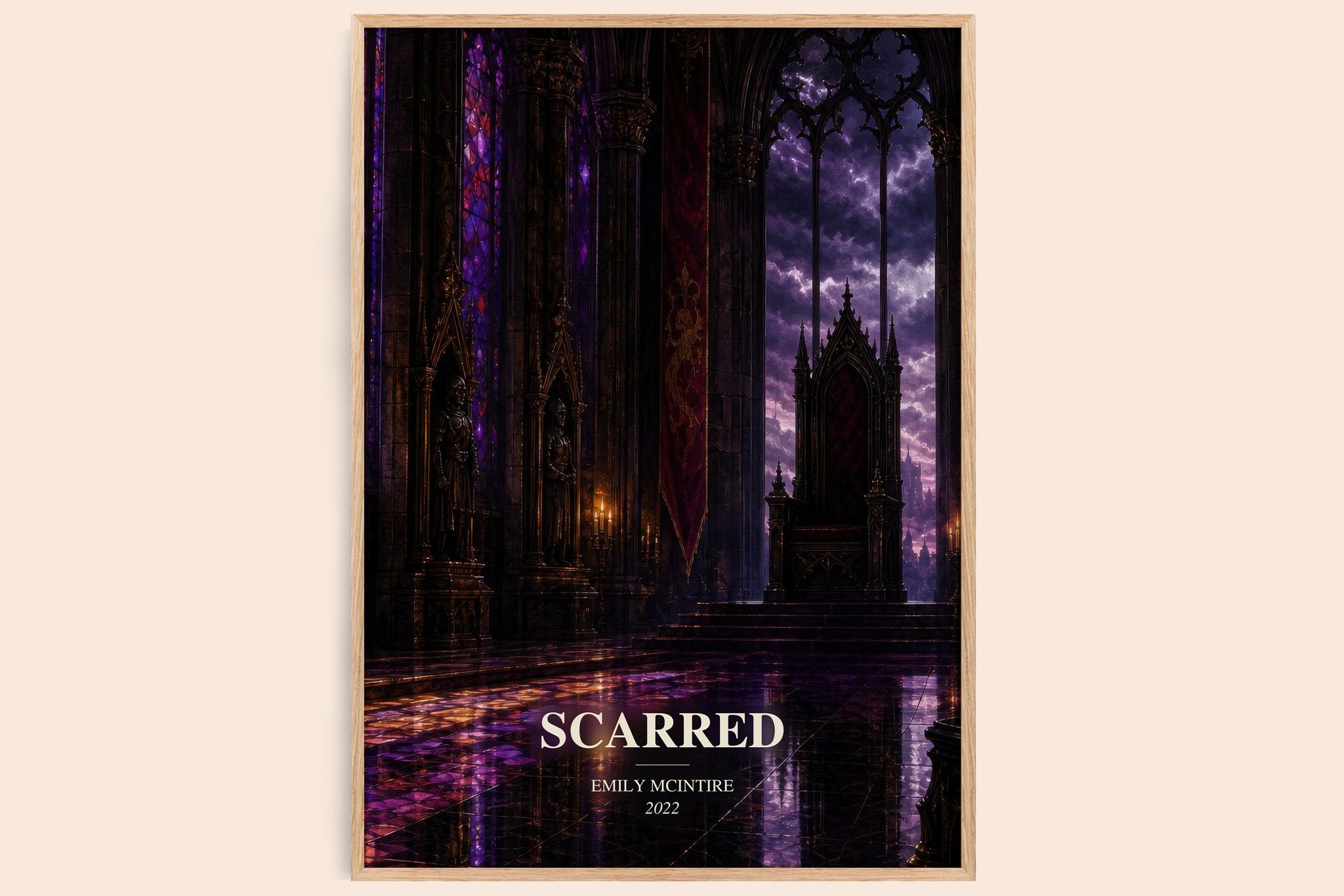 Scarred Book Watercolour Illustration by Emily McIntire