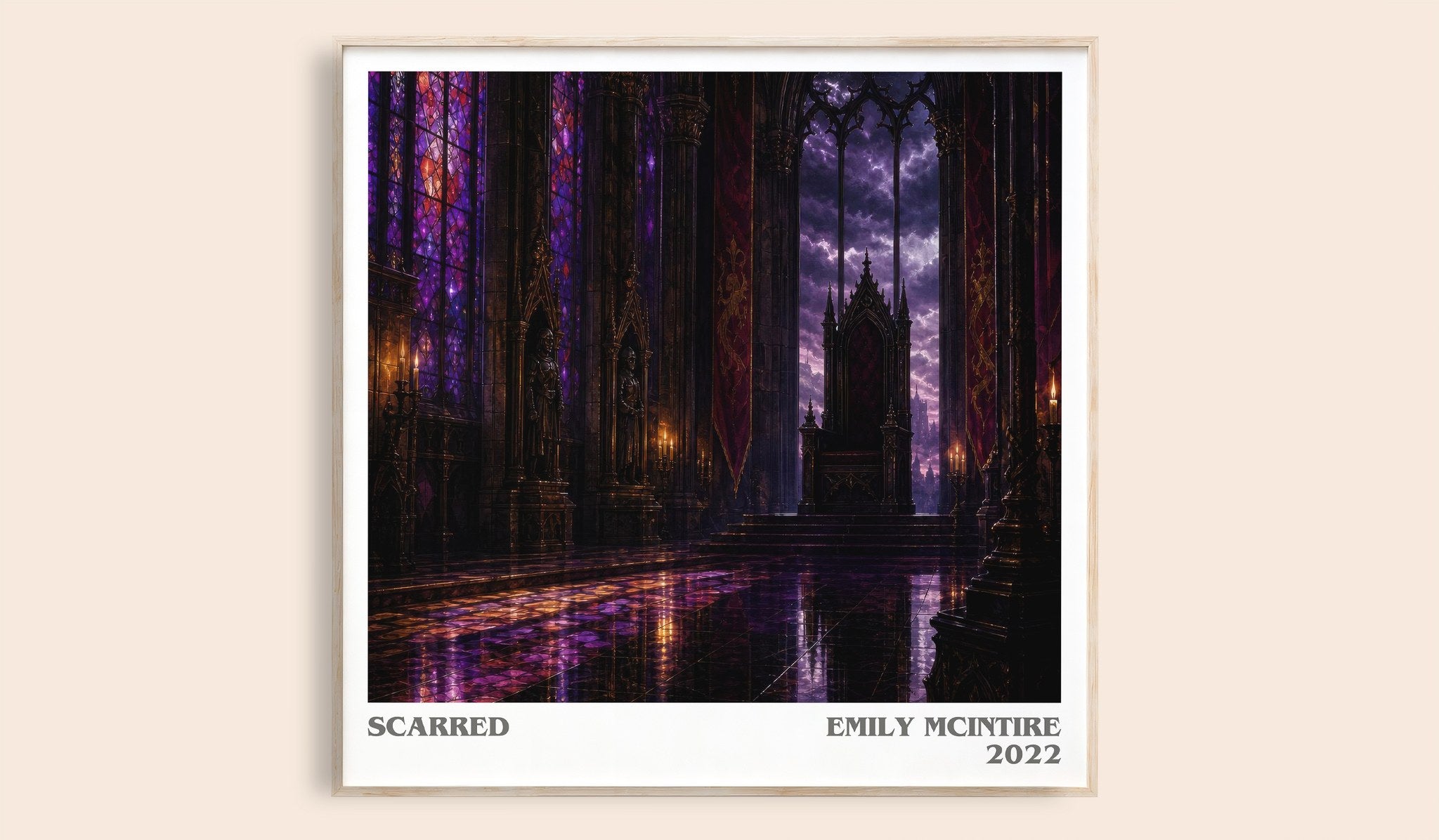Scarred Literary Art Print by Emily McIntire