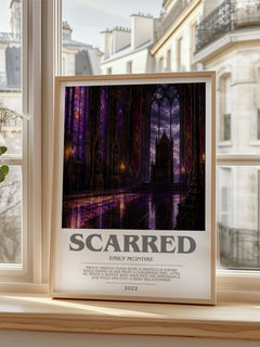 Scarred bookish poster colour and style options – Emily McIntire book art