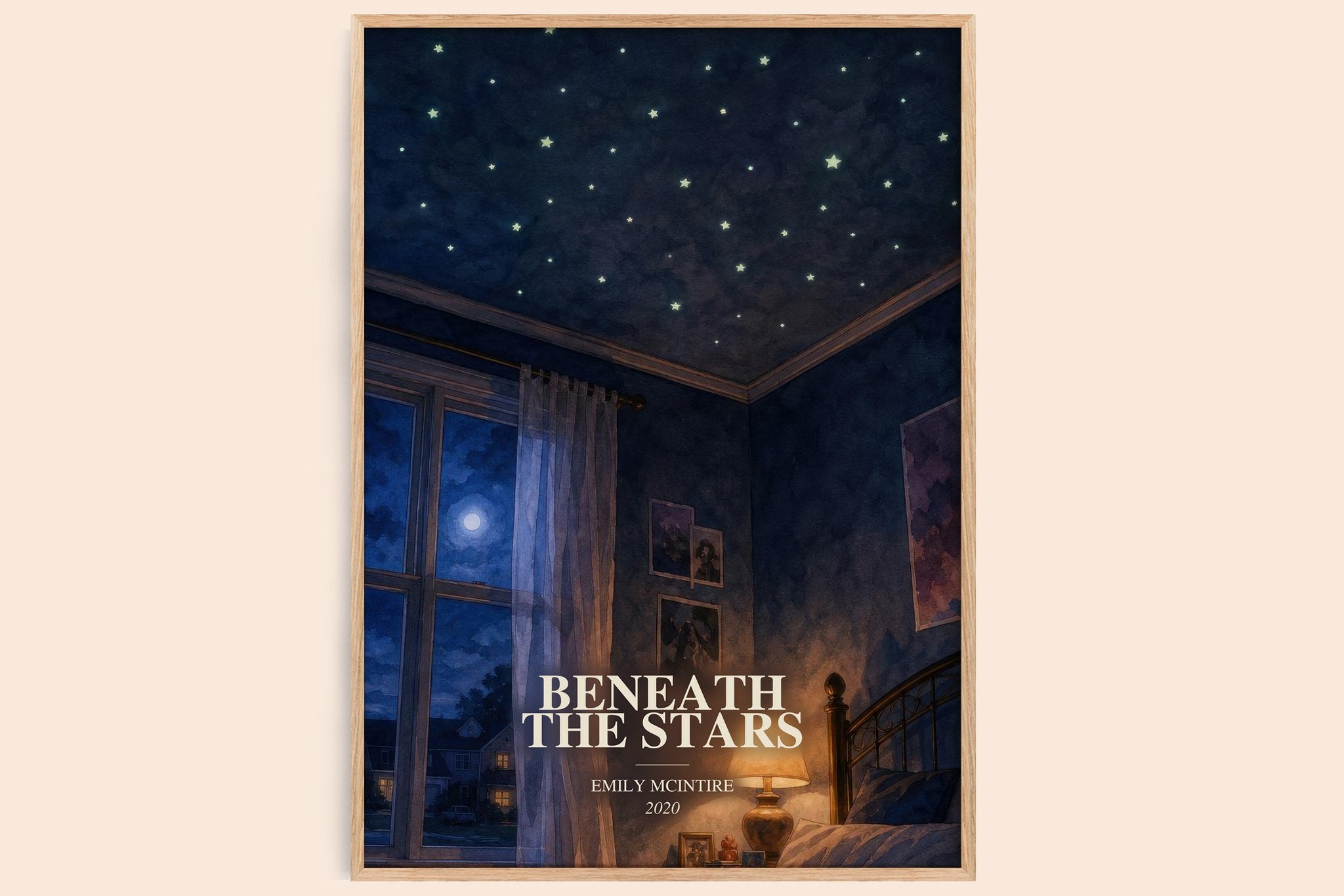 Beneath the Stars Book Watercolour Illustration by Emily McIntire