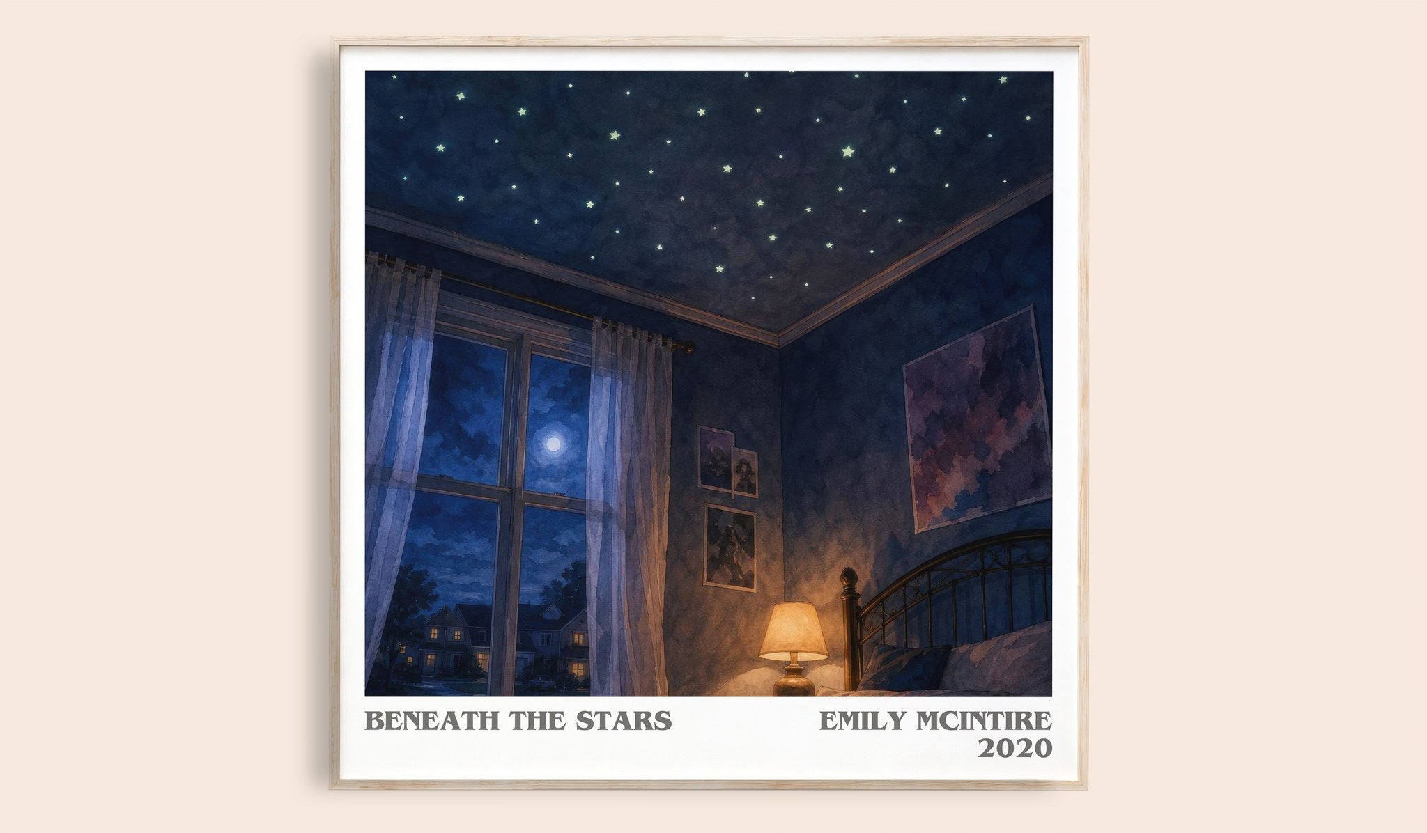 Beneath the Stars Literary Art Print by Emily McIntire