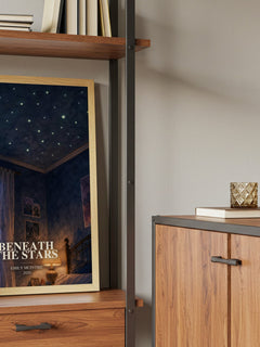 Beneath the Stars book watercolour illustration paper finish options – matte satin gloss