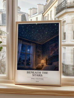 Beneath the Stars book cover poster colour and style options – Emily McIntire book art