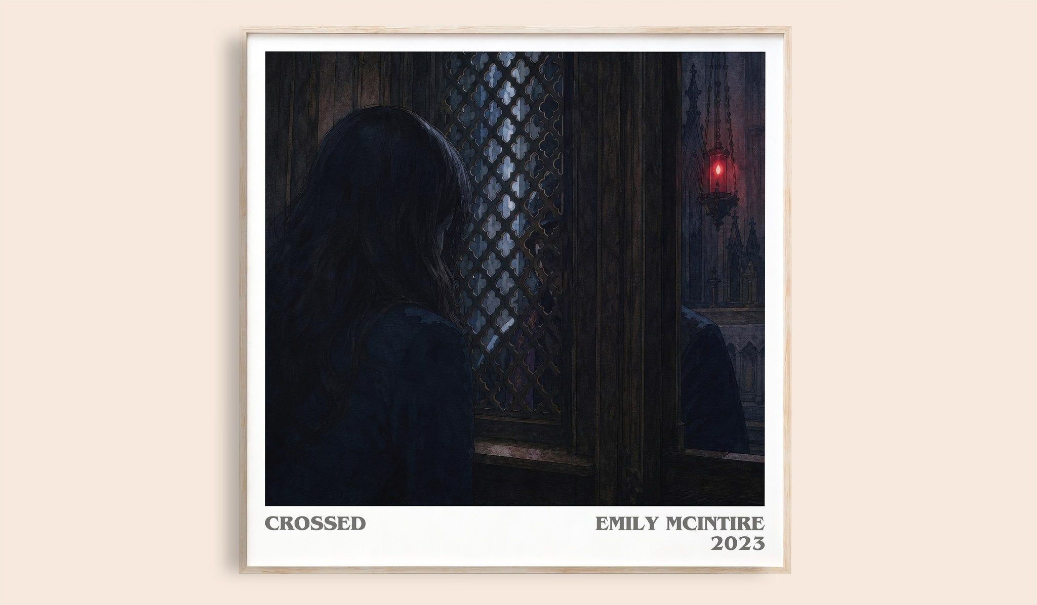Crossed Literary Art Print by Emily McIntire